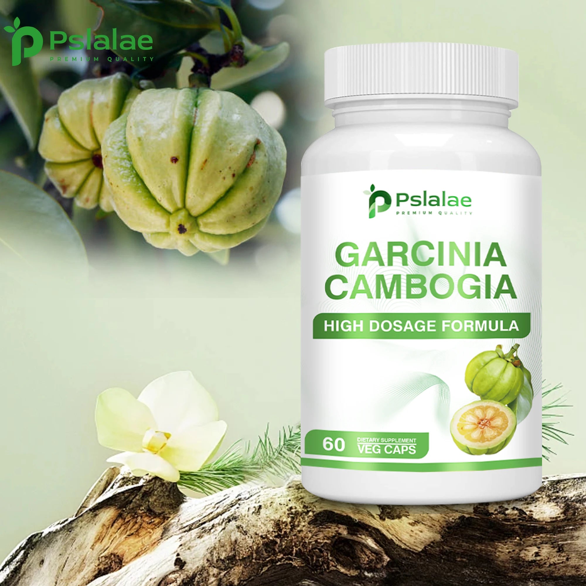 Garcinia Cambogia - Fat Burner, Cellulite, Weight Management, Appetite Suppressant - 60 Capsules