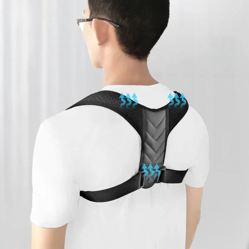 Back Posture Correction Belt Hunchback Prevention Correction of Sitting Posture Unisex Breathable Body Shaping Support Braces