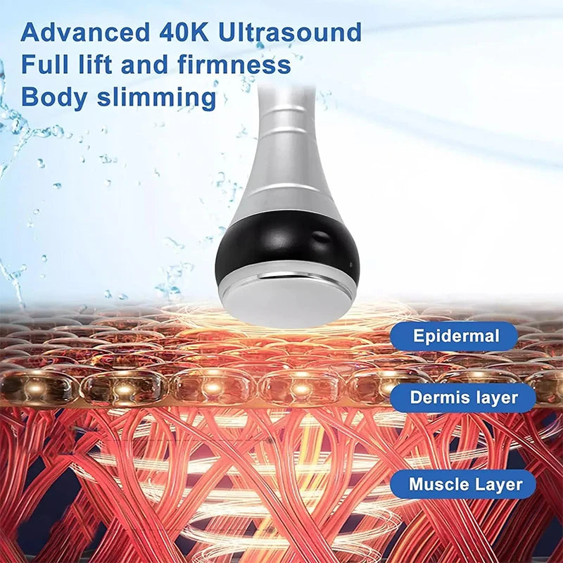New 4 In 1 40k Cavitation Ultrasonic Body Care Tool