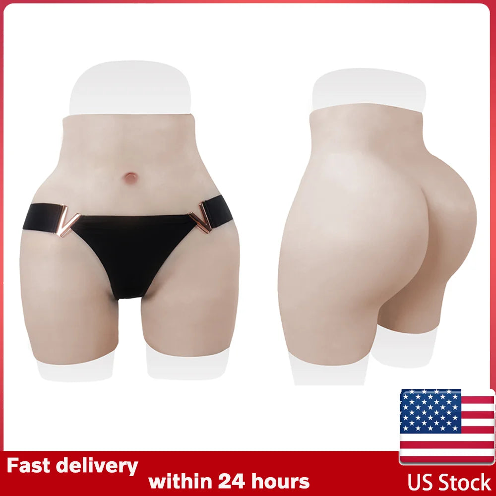 KnowU US/UK/DE Stock Silicone Pant Realistic Vagina Enhancer Hip Shorts Cosplay Costumes Artificial Underwear Pantiesfor Cosplay