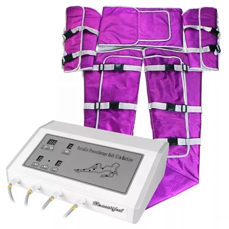 EMS Weight Loss Pressotherapy Suit Lymphatic Drainage Air Pressure Massage for Body Detoxification Fitness Machine