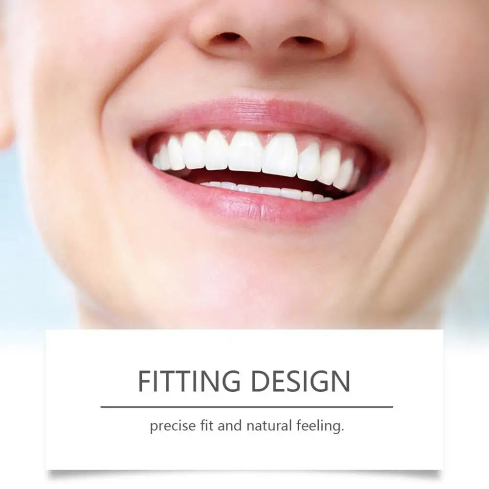 Silicone Denture Reliner Kit Soft Upper Lower Veneers Natural Smile Fake Tooth Oral Hygiene Care Cosmetic Dentures