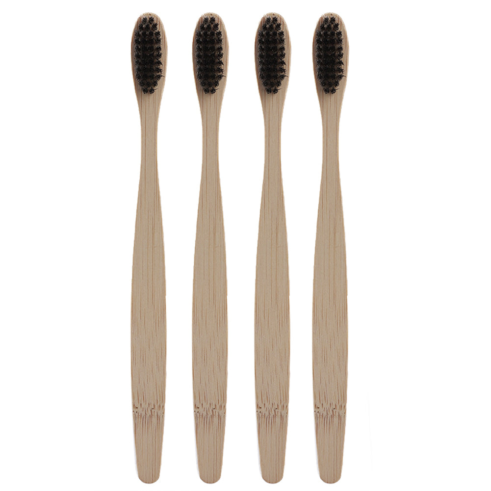 8pcs Travel Eco-friendly Bamboo Wooden Toothbrushes Bristle Oral Tooth Brush Teeth whitening Adult Oral Care